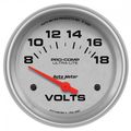 Auto Meter 2-5/8IN VOLTMETER, 8-18V, SSE, ULTRA-LITE 4491